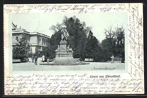 AK Düsseldorf, Cornelius-Denkmal