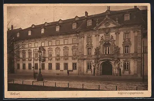 AK Erfurt, Regierung mit Strasse