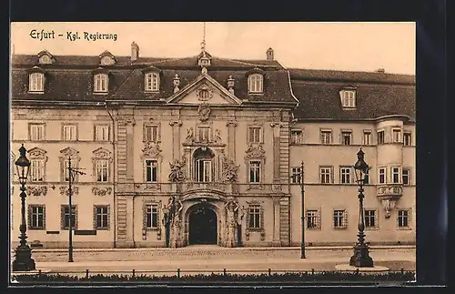 AK Erfurt, Kgl. Regierung