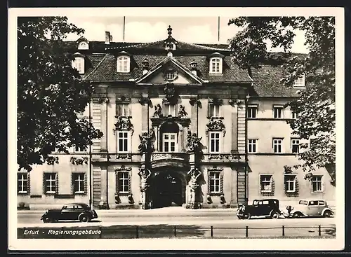 AK Erfurt, Regierungsgebäude und Strasse