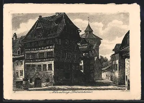 Künstler-AK Nürnberg, Das Dürerhaus