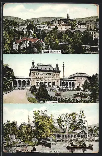 AK Bad Elster, Kurhaus, Ortsansicht