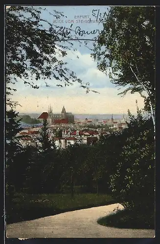 AK Erfurt, Blick vom Steigerwald