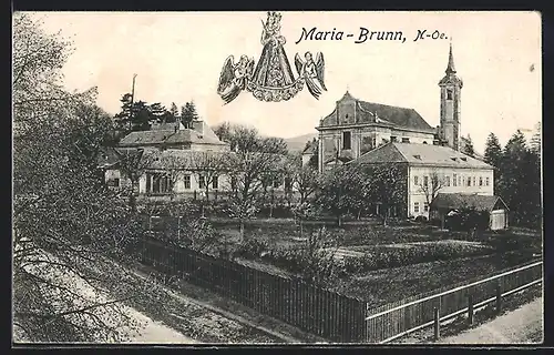 AK Maria-Brunn, Kirche mit Gnadenbild