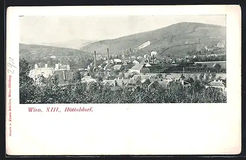 AK Wien-Hütteldorf, Teilansicht