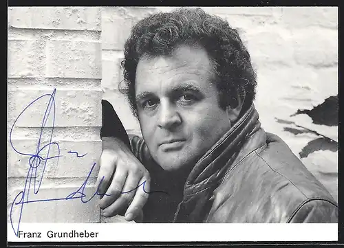 AK Opernsänger Franz Grundheber mit original Autograph