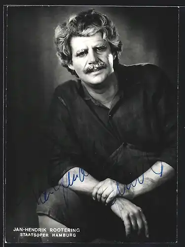 AK Opernsänger Jan-Hendrik Rootering mit original Autograph