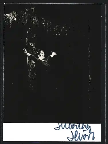 AK Opernsängerin Martha Mödl, original Autograph