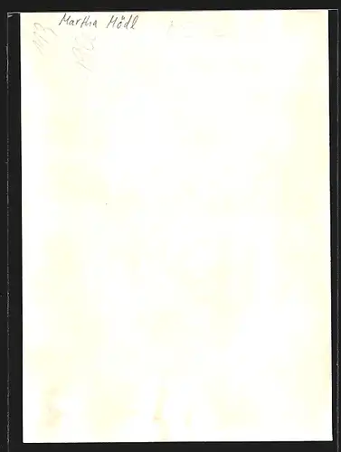 AK Opernsängerin Martha Mödl, original Autograph