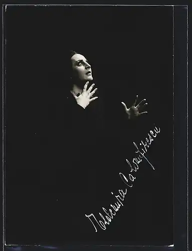AK Opernsängerin Eldemira Calamfirescou als Elektra, mit original Autograph