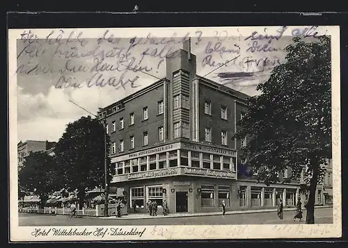 AK Düsseldorf, Hotel Wittelsbacher Hof