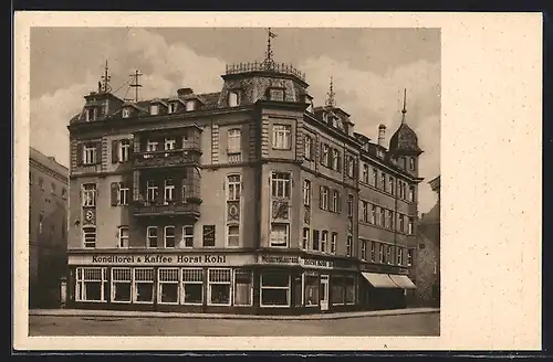 AK Erfurt, Konditorei & Kaffee Horst Kohl am Kaiserplatz