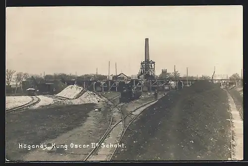 AK Höganäs, Kung Oscar II. Schakt