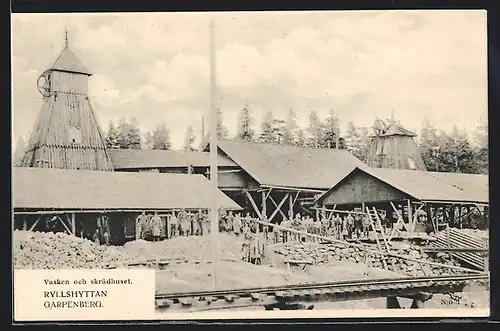 AK Garpenberg, Ryllshyttan, Vasken och skrädhuset