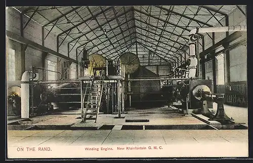 AK Benoni, New Kleinfontein G. M. C., Winding Engine