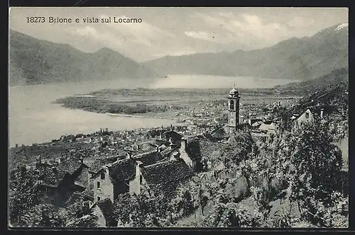 AK Locarno, Brione e vista sul Locarno
