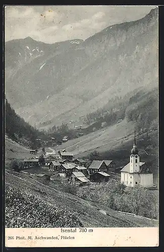 AK Isenthal, Gesamtansicht mit Kirche