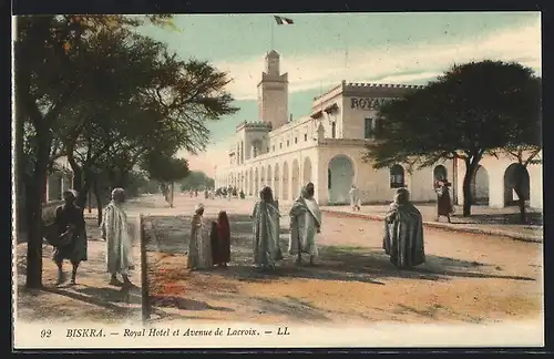 AK Biskra, Royal Hotel et Avenue de Lacroix