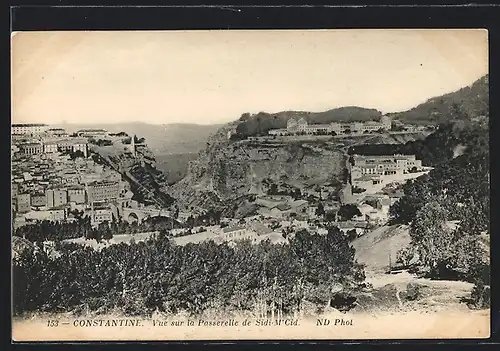 AK Constantine, Vue sur le Passerelle de Sidi-M`Cid.