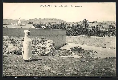 AK Bou Saada, Ville arabe, Les Jardins