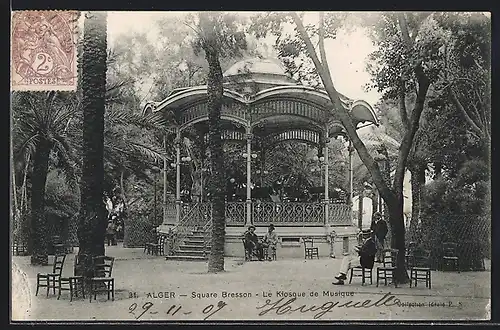 AK Alger, Square Bresson, Le Kiosque de Musique