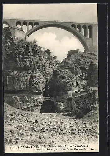 AK Constantine, La Grande Arche du Pont Sidi-Rached