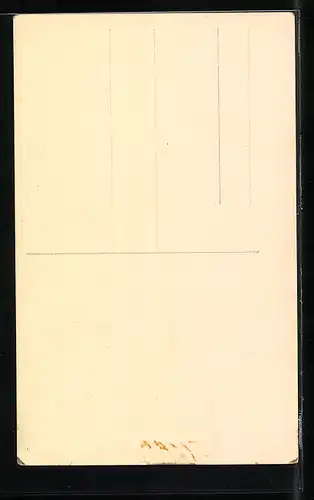 AK Opernsänger Julius Pölzer im Profil, mit original Autograph