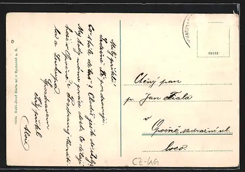 AK Rychnov nad Knezou, Namesti, Zamek, Celkovy pohled