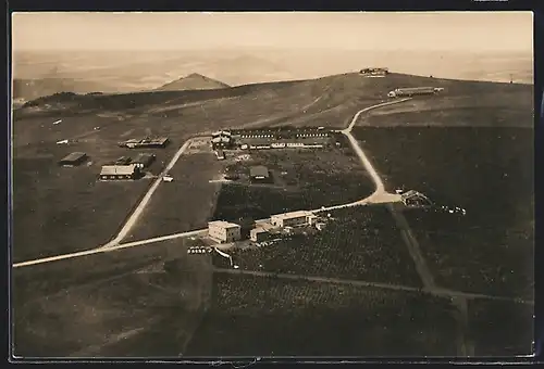 AK Fliegerlager, Fliegerschule, Berggasthof und Hotel Deutscher Flieger a. d. Wasserkuppe