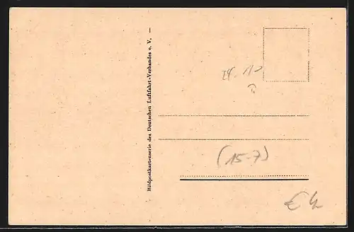 AK Hochleistungs-Segelflugzeug über der Rhön