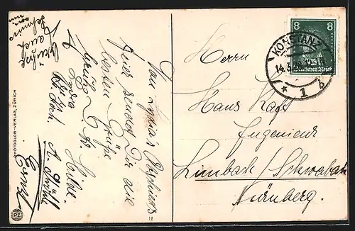 AK Dampfer Stadt Konstanz auf dem Bodensee