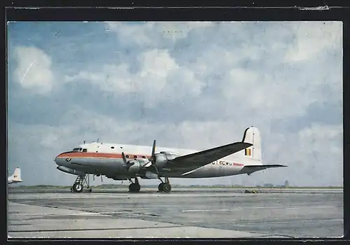 AK Douglas DC 4 der Force Aérienne Belge