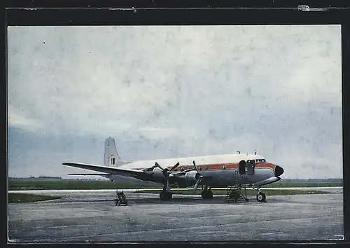AK Douglas DC 6 der Force Aérienne Belge
