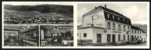 Klapp-AK Irrel a. d. Prüm, Gasthaus und Pension Koch-Schilt