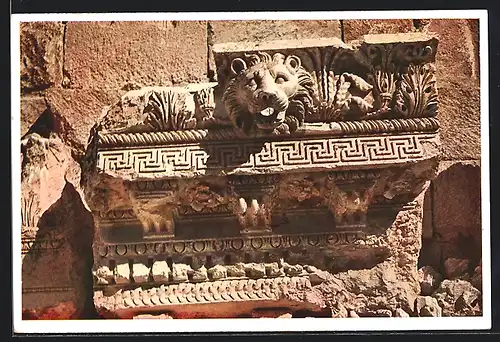 AK Baalbek, Temple de Jupiter, Pièce de corniche