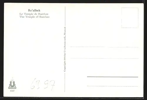 AK Baalbek, The Temple of Baccchus