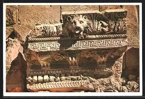AK Baalbek, Pièce de corniche, Temple de Jupiter