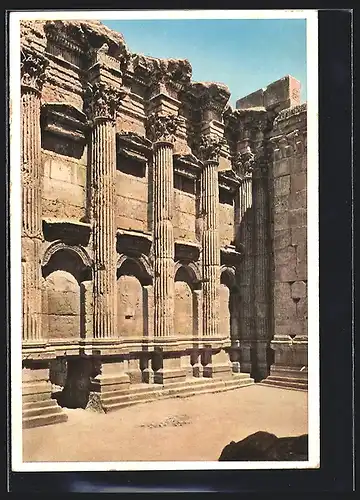 AK Baalbek, Bacchustempel, Inneres