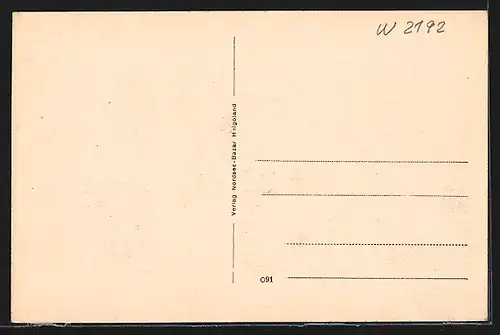 AK Helgoland, Ansicht der Westküste