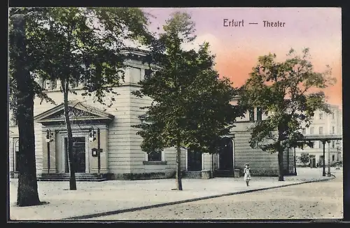 AK Erfurt, Blick zum Theater