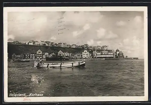 AK Helgoland, Blick zum Kurhaus