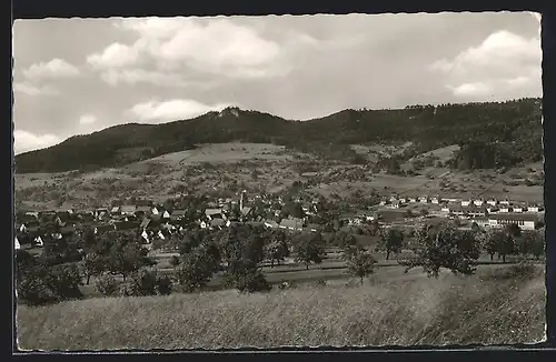 AK Laufen a. d. Eyach, Kr. Balingen, Ortsansicht mit Bergen
