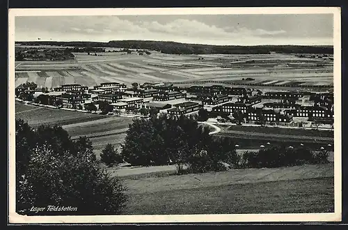 AK Feldstetten, Blick auf das Lager aus der Vogelschau