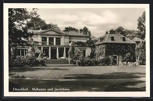 AK Düsseldorf, Malkasten u. Jacobihaus