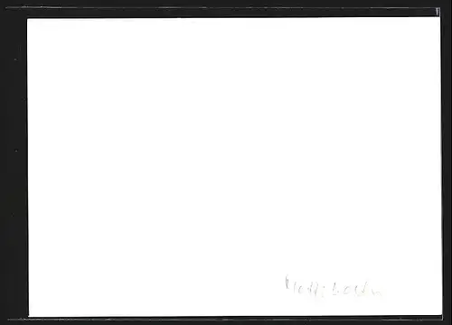 AK Opernsänger Matti Kastu mit offenem Hemd, mit original Autograph