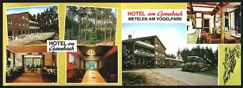 Klapp-AK Metelen i. Westf., Hotel-Restaurant Am Gauxbach, in der Metelener Heide