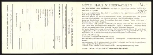 Klapp-AK Westerode bei Bad Harzburg, Hotel Haus Niedersachsen