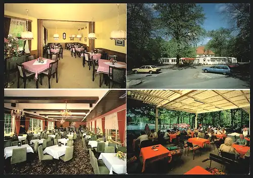 Klapp-AK Hilden, Gasthaus Waldschenke Hilden in der Eberfelder Strasse 175