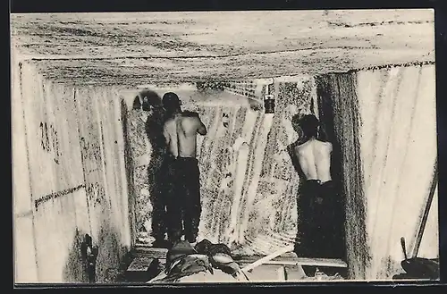 AK Slatinskedoly, Akna Szlatina, Razeni stoly, Bergarbeiter