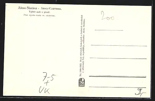 AK Akna-Slatina, Vyber soli v jame